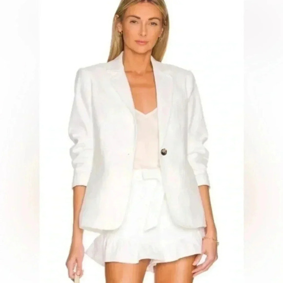 Cinq a Cept white blazer size 10 - Picture 1 of 8